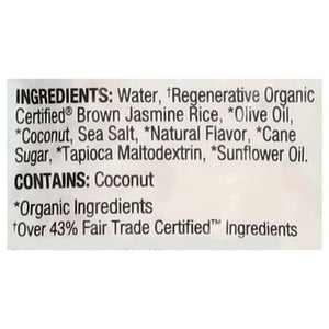 Lundberg Family Farms Coconut Rice Retort 6/8 Oz [UNFI #79659]