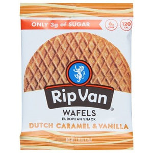 Rip Van Wafels Caramel Amsterdam Waffle 12/1.16 OZ [UNFI #30484]