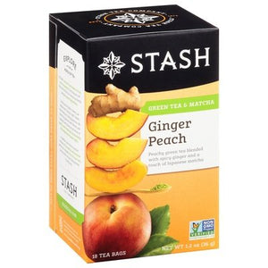 Stash Grn Tea Gngr Peach 6/18 BAG [UNFI #29336]