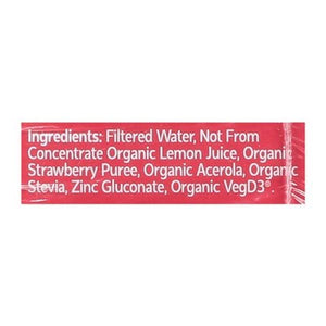 Uncle Matts Organic Lemonade Strawberry Juice Box 4/8/6.75 Oz [UNFI #82726]