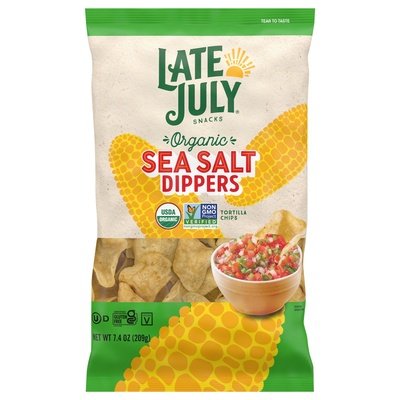 OG2 Late July Snacks Sea Salt, Tortilla Chips 9/7.4 OZ [UNFI #01198]