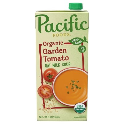 OG2 Pacific Foods Oat Milk Garden Tomato Soup 12/32 OZ [UNFI #82205]
