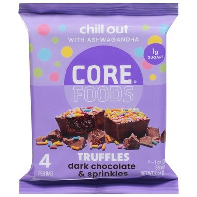 Core Foods Dark Chocolate Sprinkles 14/2 Oz [UNFI #76476]