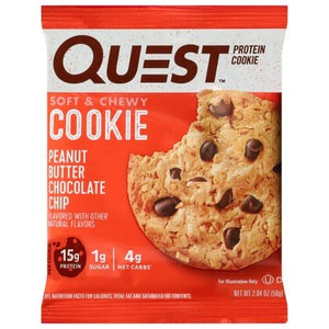 Quest Peanut Butter Ch Chip Prtn Ckie 12/2.04OZ [UNFI #57533]