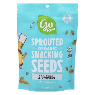 Go Raw Sea Salt & Vinegar, Sprouted 10/4 Oz [UNFI #88885]