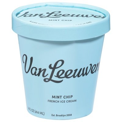 Van Leeuwen Ice Cream Mint Chip 8/14 Oz [UNFI #39084]