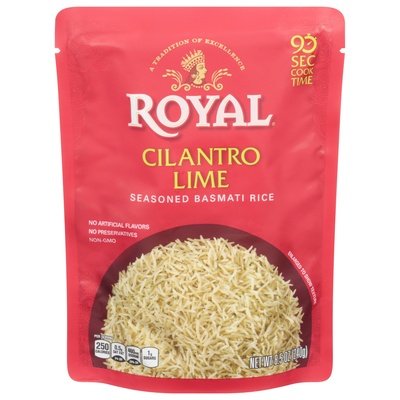 Royal Cilantro Lime Basmati Rice 6/8.5 Oz [UNFI #77406]