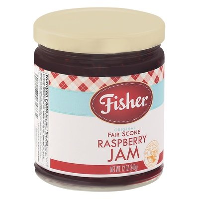Fisher Fair Scone Raspberry Jam 12/12 OZ [UNFI #30288]