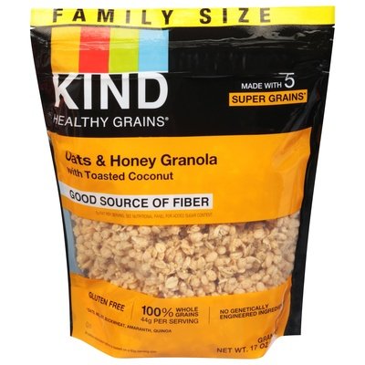 Kind Clusters, Oats & Honey,Cnut 6/17 Oz [UNFI #71558]