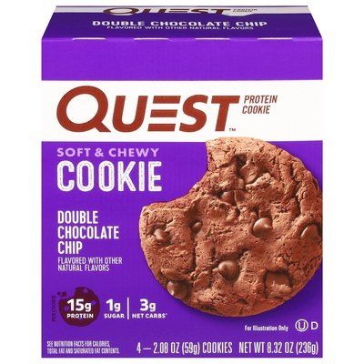 Quest Double Chocchip,Soft,Chewy 6/8.32 Oz [UNFI #79176]