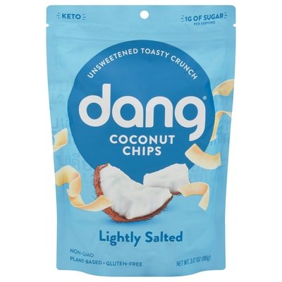 Dang Foods Lightly Salted Coconut Chips 12/3.17 OZ [UNFI #64421]