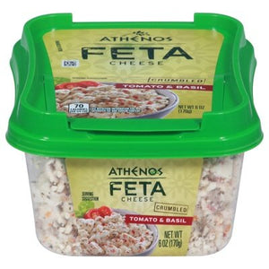 Athenos Feta Crumbled Tomato Basil 12/6 Oz [Peterson #18040]