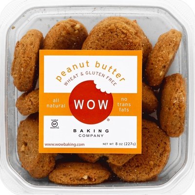 Wow Baking Company Cookies Peanut Butter Plas Tub 6/8 Oz [Peterson #01177]