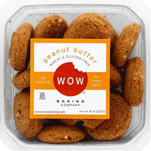 Wow Baking Company Cookies Peanut Butter Plas Tub 6/8 Oz [Peterson #01177]