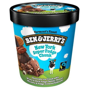 Ben & Jerrys New York Super Fudge Chunk 8/Pt [UNFI #74752]