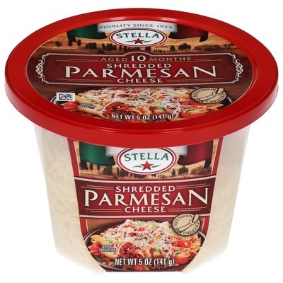 Stella Parmesan Shredded Cups 12/5 Oz [Peterson #16492]