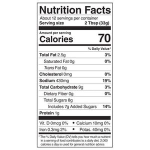 OG2 Sky Valley Thai Peanut Sauce, Mild, GF 6/14 OZ [UNFI #67039]