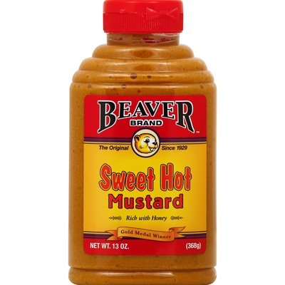 Beaver Mustard Sweet Hot 6/13 OZ [UNFI #78385]