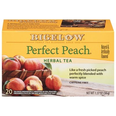 Bigelow Peach Tea 6/20 BAG [UNFI #79030]