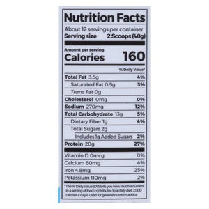 Orgain Oatmilk Vanilla Plant Protein 16.9 OZ [UNFI #15644] T