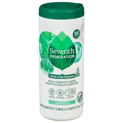 Seventh Generation Garden Mnt Multi Surface Wipe 12/35 Ct [UNFI #12331] T