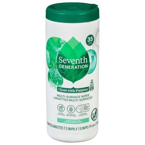 Seventh Generation Garden Mnt Multi Surface Wipe 12/35 Ct [UNFI #12331] T