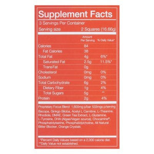 The Functional Chocolate Co Brainy Chocolate Bar 12/1.75 Oz [UNFI #22238]