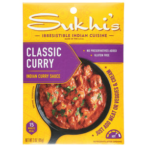 SukhiS Sauce Curry Classic 6/3 OZ [UNFI #11038]