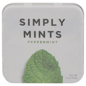 Smply Gum Pprmint Mints 6/30 CT [UNFI #04984]