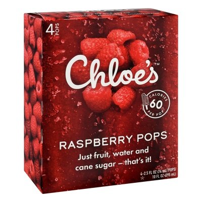 Chloe Rasp Fruit Pops 6/4/2.5OZ [UNFI #23294]