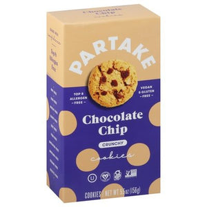 Partake Foods Cookies, Chocolate Chip 6/5.5 OZ [UNFI #11208]