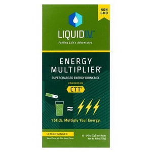 Liquid I.V. Drink Mix,Lemon Ginger,10Ct 4.58 Oz [UNFI #43108]
