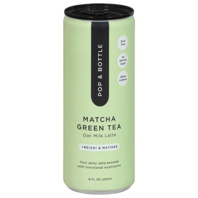 OG2 Pop & Bottle Matcha Green Tea Latte Imunity 12/8 OZ [UNFI #17770]