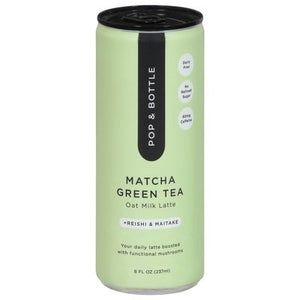 OG2 Pop & Bottle Matcha Green Tea Latte Imunity 12/8 OZ [UNFI #17770]