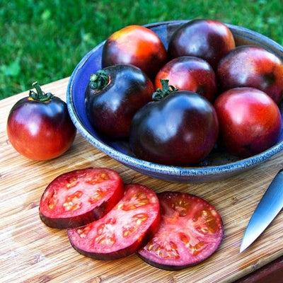 Seeds Indigo Apple Tomato: 10 Seed Packet [HIGH MOWING #3064.1] T