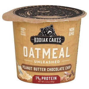 Kodiak Cakes Oatmeal/Cup, Pbutter Cchip 12/2.12 Oz [UNFI #10927]