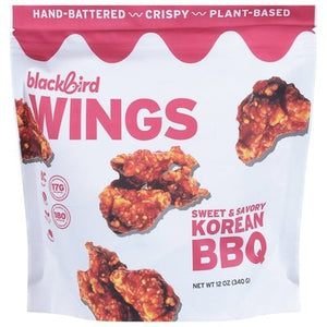 Blackbird Korean Bbq Plant Based Wings 8/12 Oz [UNFI #57480]