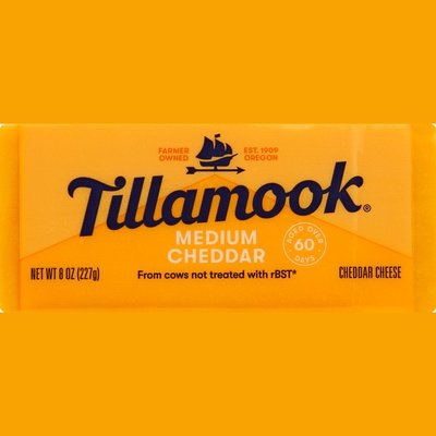 Tillamook Cheddar Medium 8 Oz 12/8 Oz [Peterson #09706]