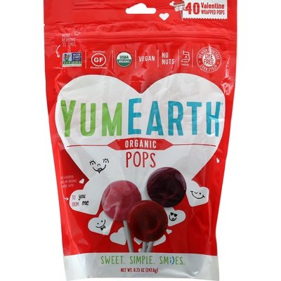 Yumearth Valentine Fruit Pops 18/8.73 Oz [UNFI #30258]