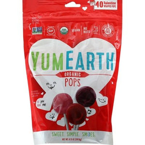 Yumearth Valentine Fruit Pops 18/8.73 Oz [UNFI #30258]