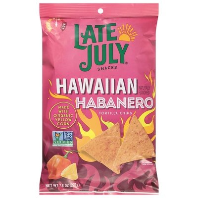 Late July Snacks Habanero Hawaiian 12/7.8 Oz [UNFI #53086]