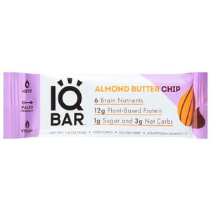 Iq Bar Almd Butter Chip 12/1.6 OZ [UNFI #06058]