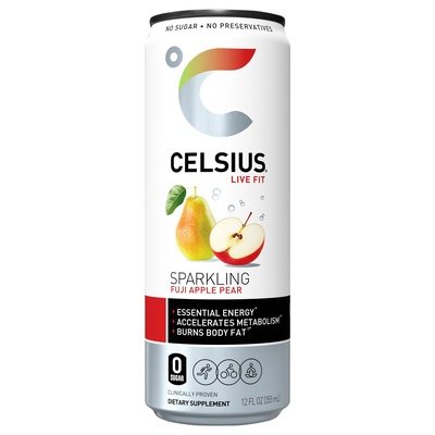 Celsius Fuji Apple Pear 12/12 OZ [UNFI #34697] T