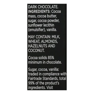 Divine 85% Dark Chocolate Bar 12/3 OZ [UNFI #06136]