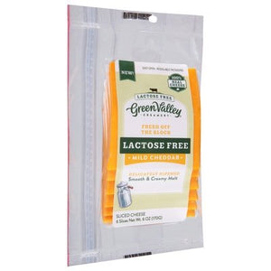 Green Valley Creamery Medium Cheddar Slices 12/6 Oz [UNFI #5812]
