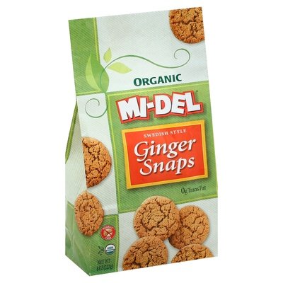 OG2 Mi-del Ginger Snaps Cookies 8/8 OZ [UNFI #16953]