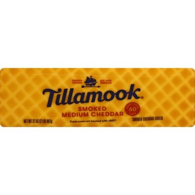 Tillamook Cheddar Smoked Tillamook Slb 6/2 LB [Peterson #10850] ***PRICE PER LB***