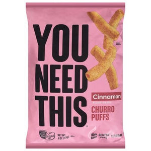 You Need This Cinnamon Churro Puffs 12/4 Oz [UNFI #44582]