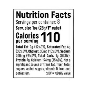 Cabot Cheddar Wht Bar In Parchment 12/8 Oz [Peterson #16733]