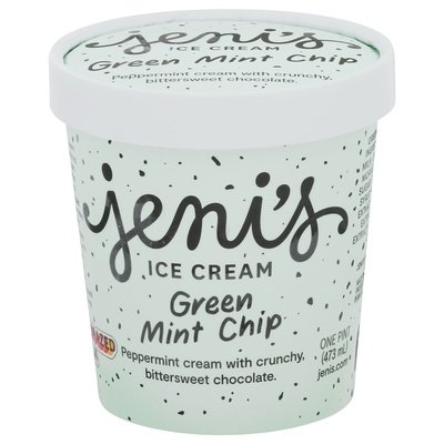 Jenis Green Mint Chip 8/16 Oz [UNFI #36251]